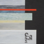 A to Z, mixed media on canvas, 27.5 x 39 in, 2015