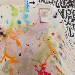 Es war einmal, mixed media on canvas, 35.5 x 35.5 in, 2015