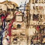 Golden City 1, mixed media on paper, 27.5 x 39 in, 2007