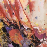 Indianerhäuptling, mixed media on canvas, 39 x 31.5 in, 2008