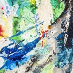 Square Take 6, mixed media on canvas, 10 x 10 in, 2012