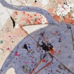 Tentakel, mixed media on canvas, 35.5 x 24 in, 2010