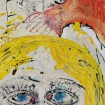 Even if you win, mixed media on canvas, 110 x 90 cm, 43 x 35 in, 2015