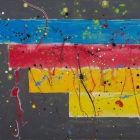 16_Vier plus Null_mixed media on canvas_70 x 100 cm_27.5 x 39 in_ 2015