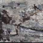 9_Grauvariation 9_mixed media on canvas_60 x 90 cm_24 x 35 in_2016