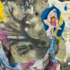 Wrapped 17_mixed media on canvas_ 25 x 25 cm_10 x 10 in_2015